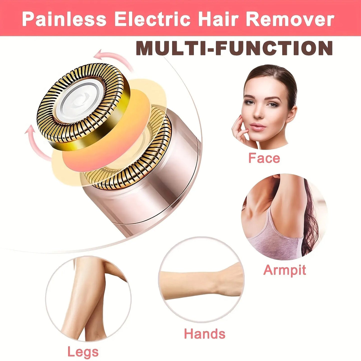 Portable Lipstick Electric Hair Remover