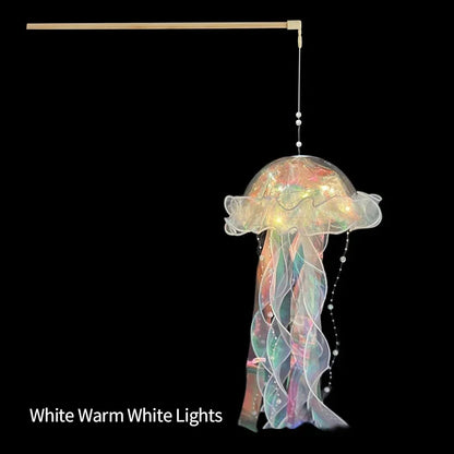 Jellyfish Night Light – Portable Kids Lantern for Ocean-Themed Room or Party Decor