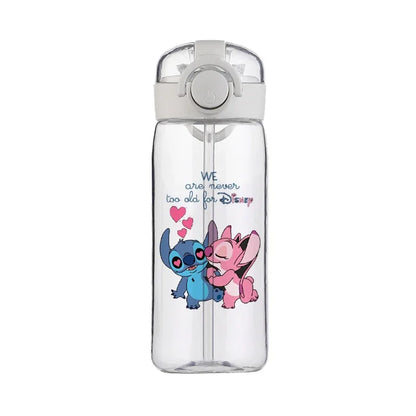 Disney Stitch 400ML Clear Water Bottle