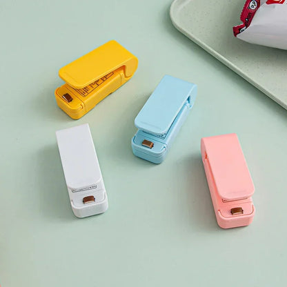 Mini Heat Bag Sealer – Portable Thermal Plastic Food Bag Closure, Food Packaging Sealing Machine