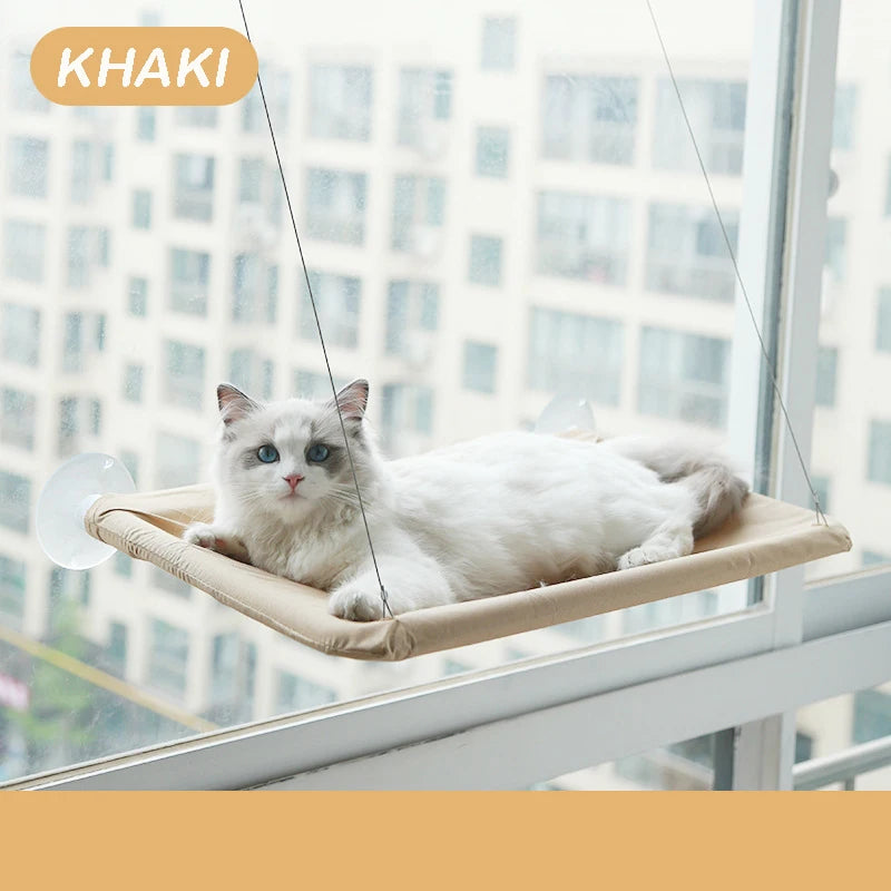Cat Hammock Bed Hanging Window Seat Perch Nest for Cats Kittens – Holds up to 20kg Pet Accessory