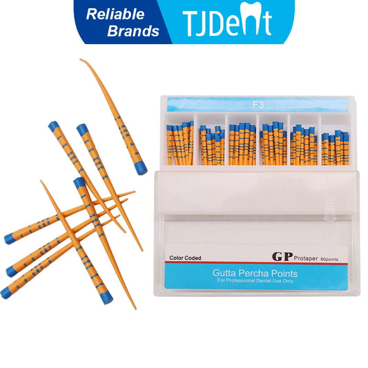 TJDent Endo Gutta Tapers #15-40, F1-F5 with Scale – Dental Absorbent Paper Consumables