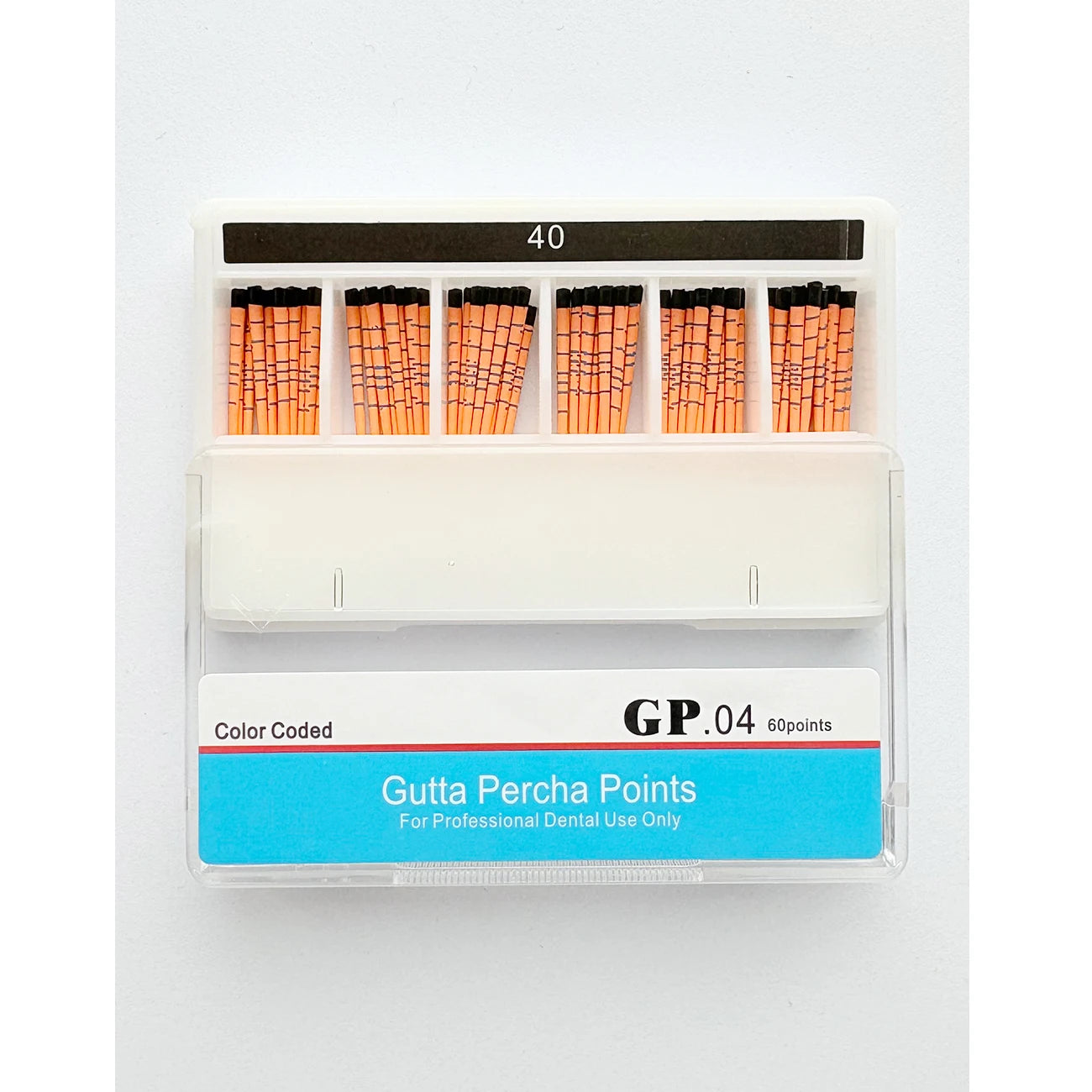 TJDent Endo Gutta Tapers #15-40, F1-F5 with Scale – Dental Absorbent Paper Consumables