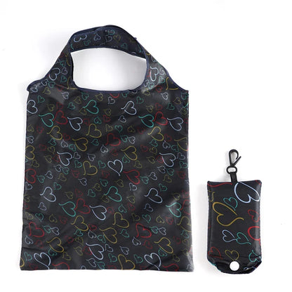 Foldable Eco-Friendly Fashion Tote Large Capacity, Travel & Grocery Bag