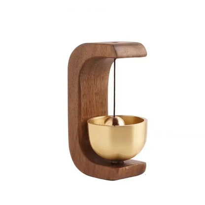 Wooden Wind Chime Doorbell – Hanging Entry Decoration for Home