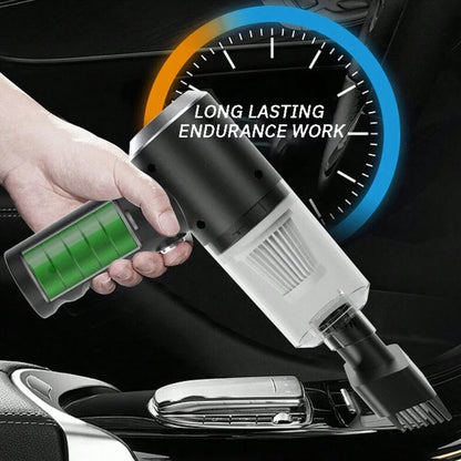 3-in-1 Mini Vacuum Cleaner USB Rechargeable, Suction & Blower for Car & Home