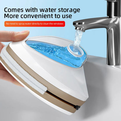 Double-Sided Magnetic Window Cleaner – Automatic Water Discharge Glass Wiper for Household Cleaning