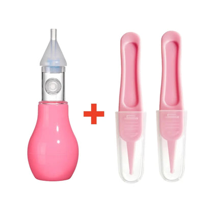 Silicone Baby Nasal Aspirator – Gentle Nose Cleaner for Kids