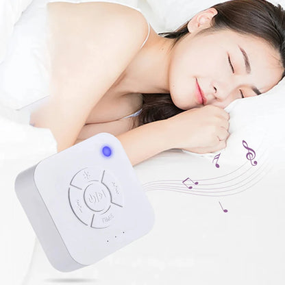 White Noise Sound Machine 9 Sounds, Breathing Light, Timer, Type-C, for Baby & Travel