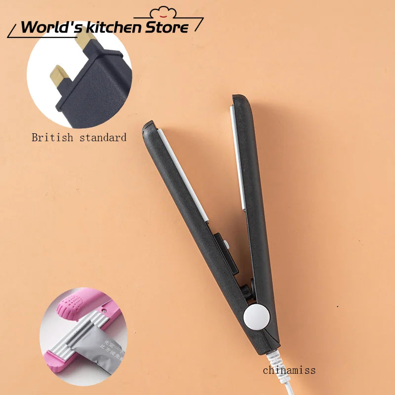 Mini Portable Heat Sealing Machine – Handheld Food Bag Sealer, Plastic Impulse Sealer for Household Use