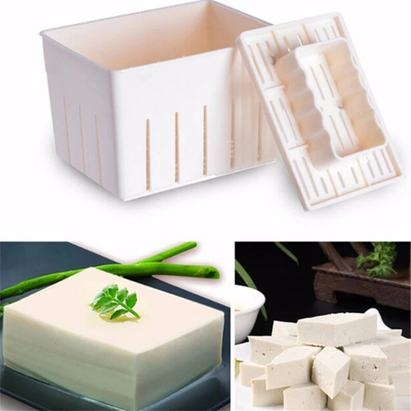 DIY Tofu Press Mold Set with Cheese Cloth  Homemade Tofu Maker
