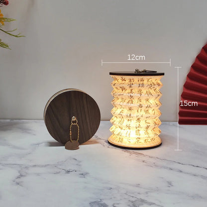 Foldable Touch LED Lamp – USB Rechargeable, Dimmable & Portable Night Light