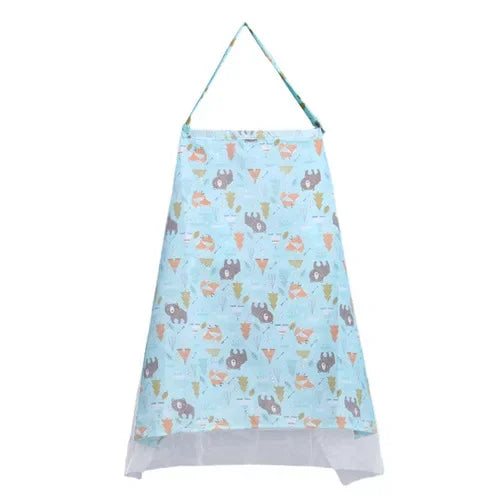 Adjustable Cotton Breastfeeding Cover – Privacy Nursing Apron & Stroller Blanket