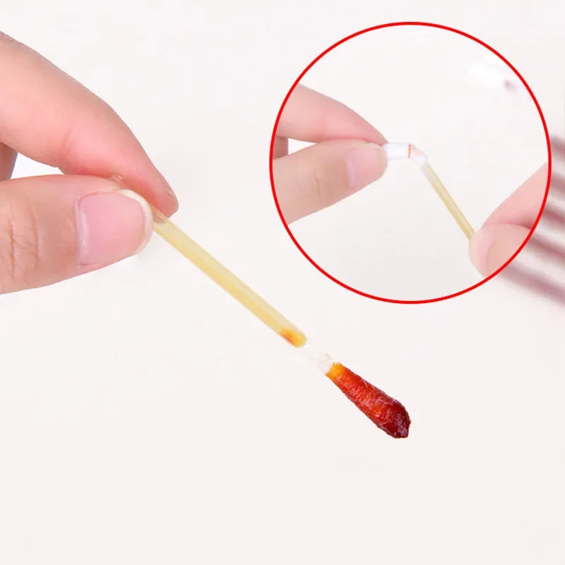 50/100pcs Disposable Iodine Cotton Swabs – First Aid & Wound Cleaning Sticks