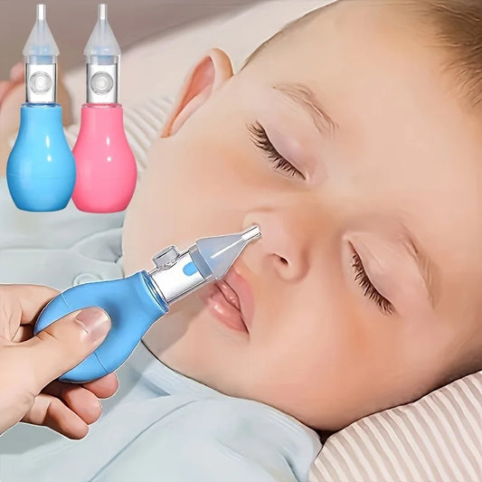 Silicone Baby Nasal Aspirator – Gentle Nose Cleaner for Kids
