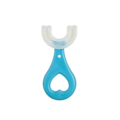 2pcs U-Shaped Kids Toothbrush – Baby & Toddler Oral Cleaning Tool