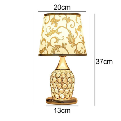 European-Style Crystal Table Lamp Modern