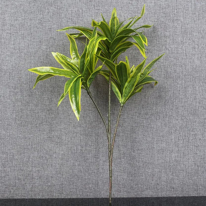 36cm Artificial Palm Tree with 3 Heads Tropical Desktop Decor Plant