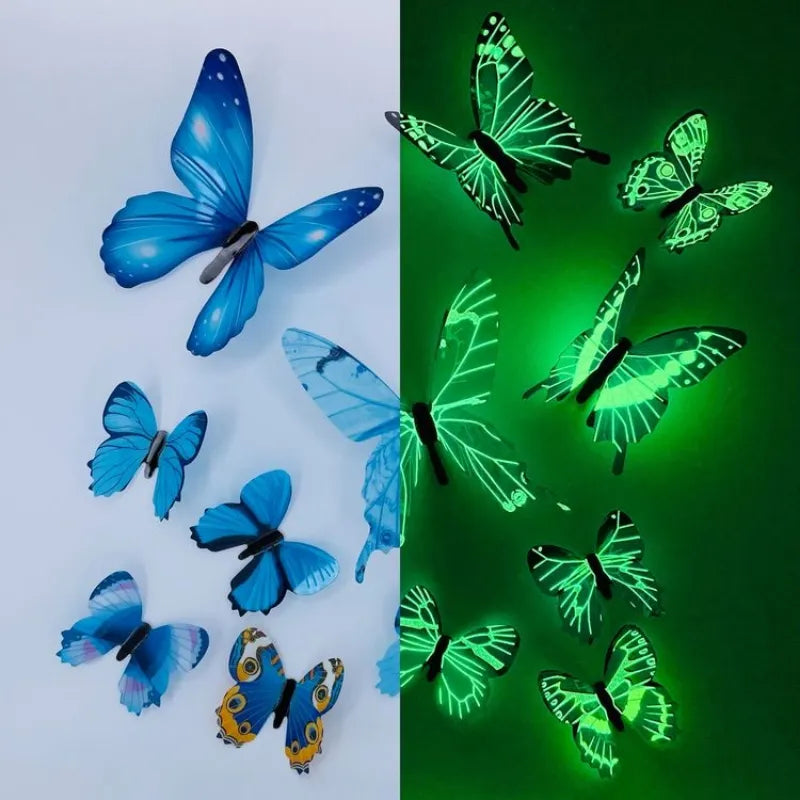 3D Luminous Butterfly Wall Stickers