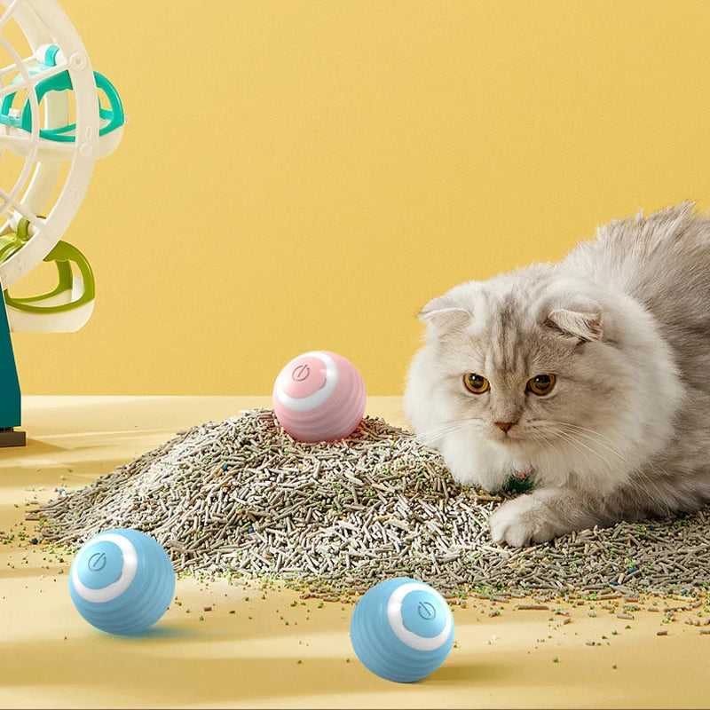 Smart Interactive Rolling Cat Toy Ball