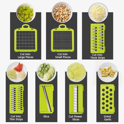 Multifunctional Vegetable Chopper 14/16-in-1