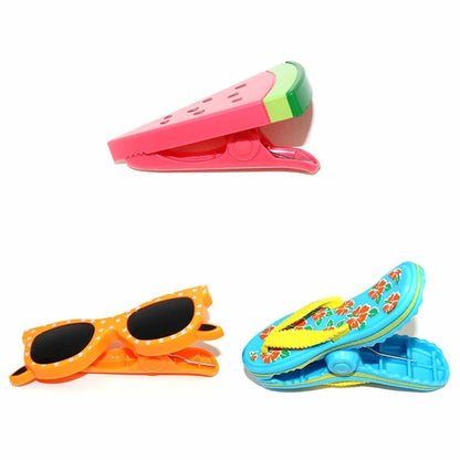 Cute Animal Beach Towel Clips  Decorative, Large Clips for Sunbeds & Drying Racks