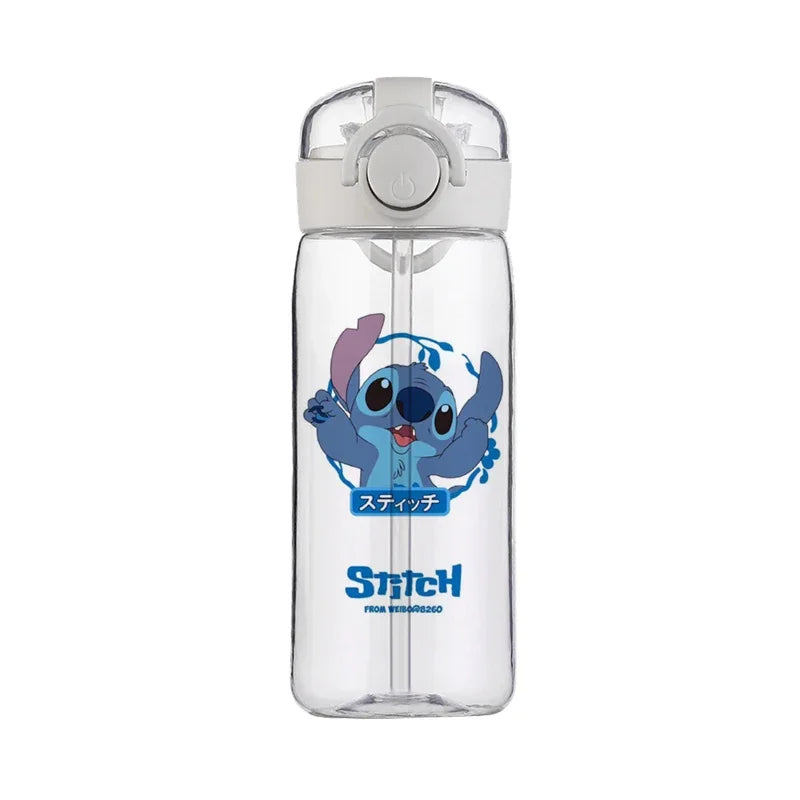 Disney Stitch 400ML Clear Water Bottle