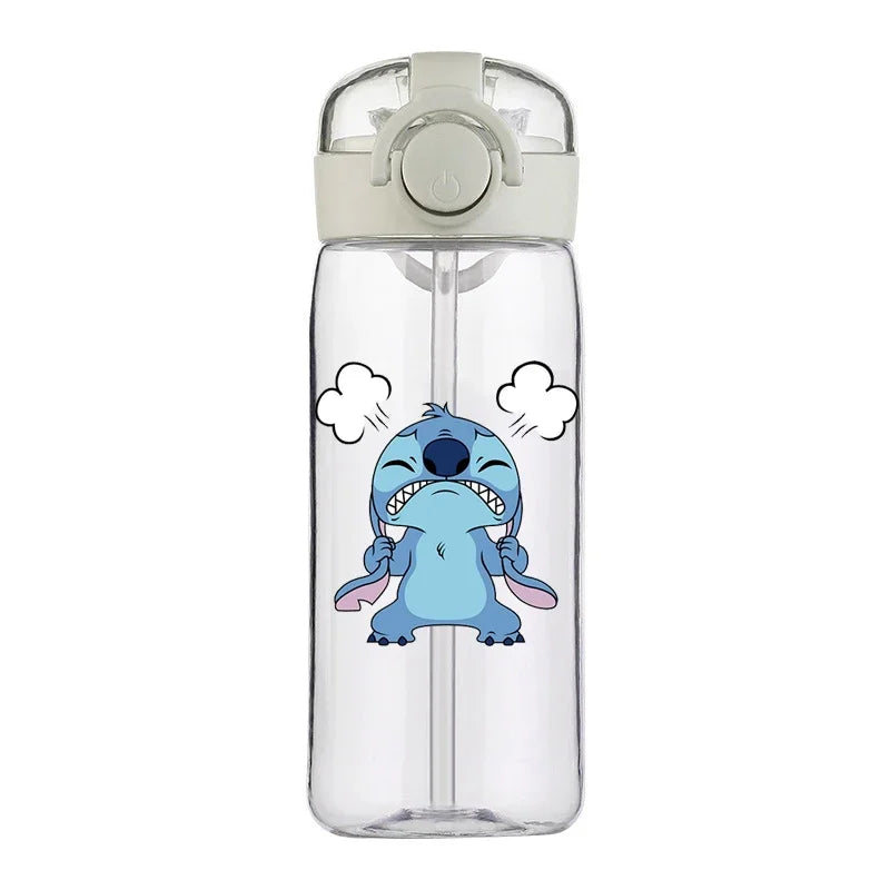 Disney Stitch 400ML Clear Water Bottle