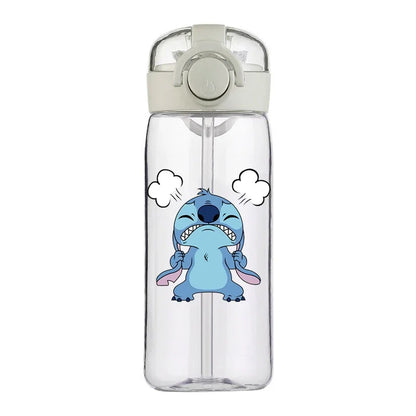 Disney Stitch 400ML Clear Water Bottle