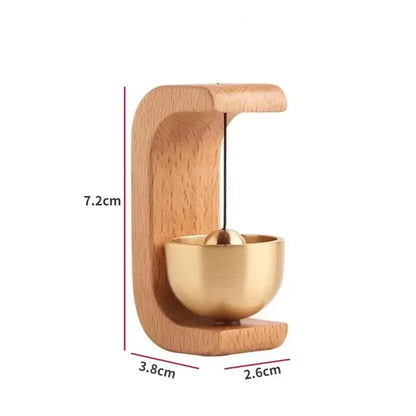 Wooden Wind Chime Doorbell – Hanging Entry Decoration for Home