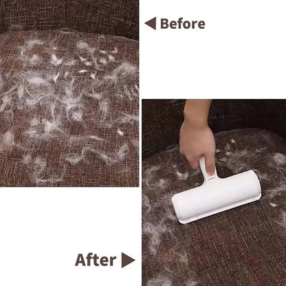 Pet Hair Remover Roller Self-Cleaning Base for Easy Dog & Cat Fur Removal, Perfect for Furniture