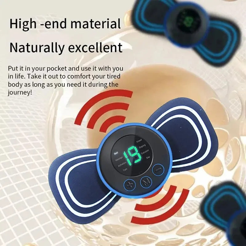 Portable Electric Neck Massager with Remote Control