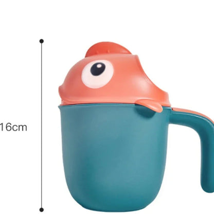 Cute Shark Rinse Cup for Baby Bathing