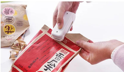 Mini Heat Bag Sealer – Portable Thermal Plastic Food Bag Closure, Food Packaging Sealing Machine