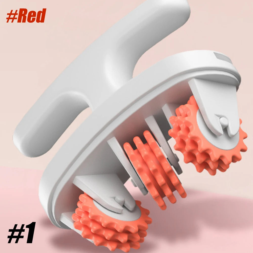 Manual Cellulite & Muscle Massager Roller – Multi-Use Beauty Trainer