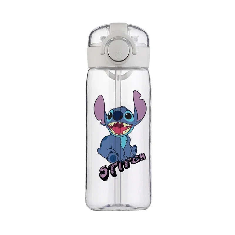 Disney Stitch 400ML Clear Water Bottle