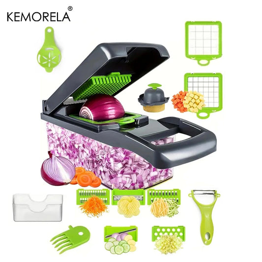 Multifunctional Vegetable Chopper 14/16-in-1