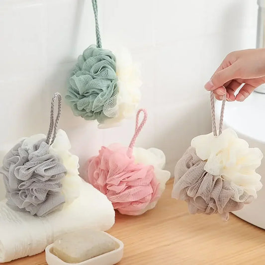 Foaming Mesh Bath Sponge  Body Scrub & Skin Exfoliator