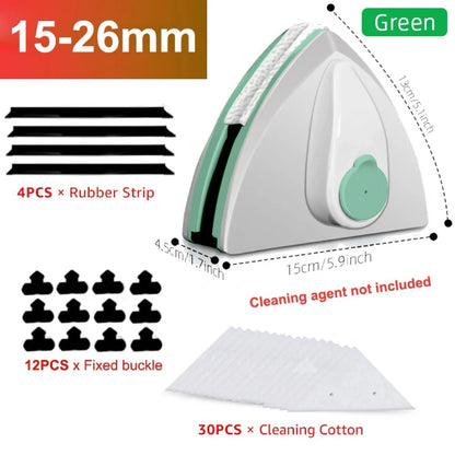 Double-Sided Magnetic Window Cleaner – Automatic Water Discharge Glass Wiper for Household Cleaning