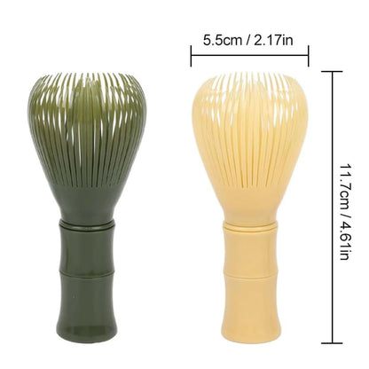 1pc Resin Matcha Whisk with Holder – Reusable Tea Ceremony Tool