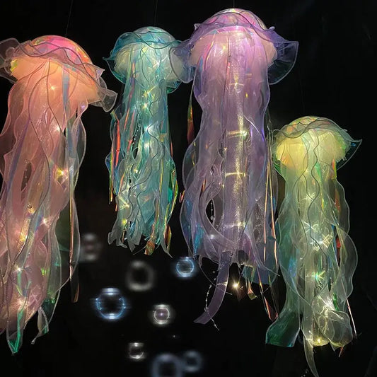 Jellyfish Night Light – Portable Kids Lantern for Ocean-Themed Room or Party Decor
