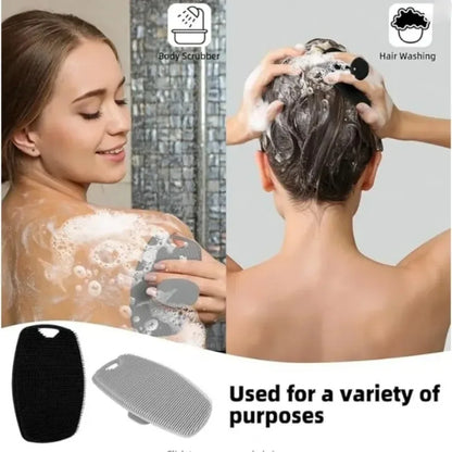 1pc Soft Silicone Exfoliating Body Brush – Gentle Cleanser & Massage Scrubber for Men