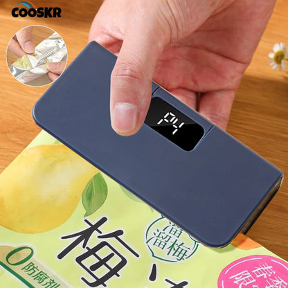 Mini Rechargeable Heat Sealer – Handheld Plastic Bag Sealing Machine for Food Storage