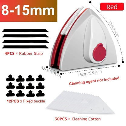Double-Sided Magnetic Window Cleaner – Automatic Water Discharge Glass Wiper for Household Cleaning