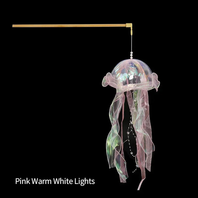 Jellyfish Night Light – Portable Kids Lantern for Ocean-Themed Room or Party Decor