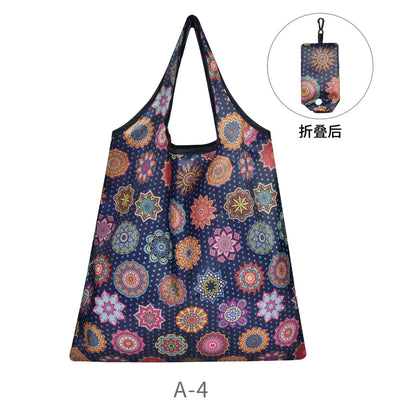 Foldable Eco-Friendly Fashion Tote Large Capacity, Travel & Grocery Bag