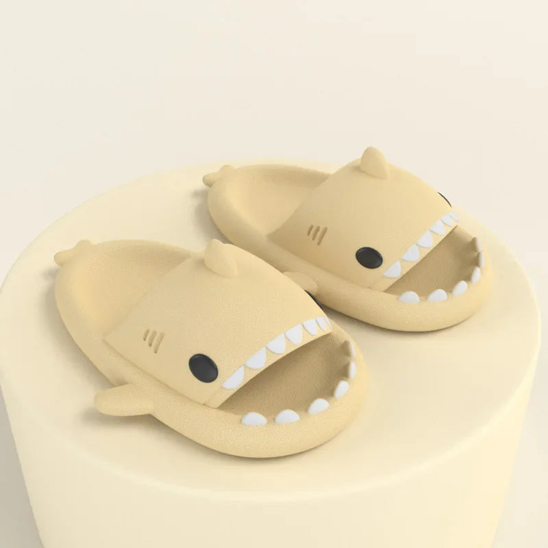 Kids Shark Slippers Soft Cartoon Flip Flops