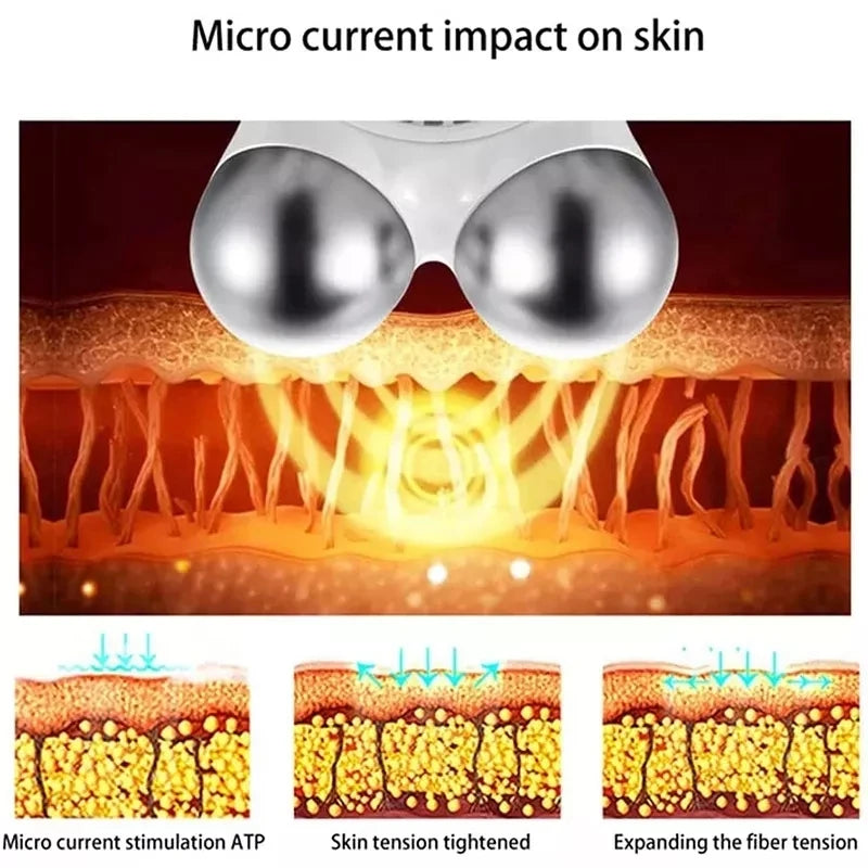 Microcurrent Facial Massager for Anti-Wrinkle and Firming