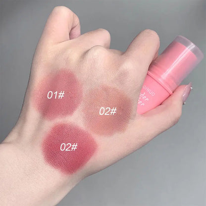 3-in-1 Monochrome Blush Stick – Lip, Cheek & Contour Matte Makeup