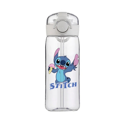 Disney Stitch 400ML Clear Water Bottle